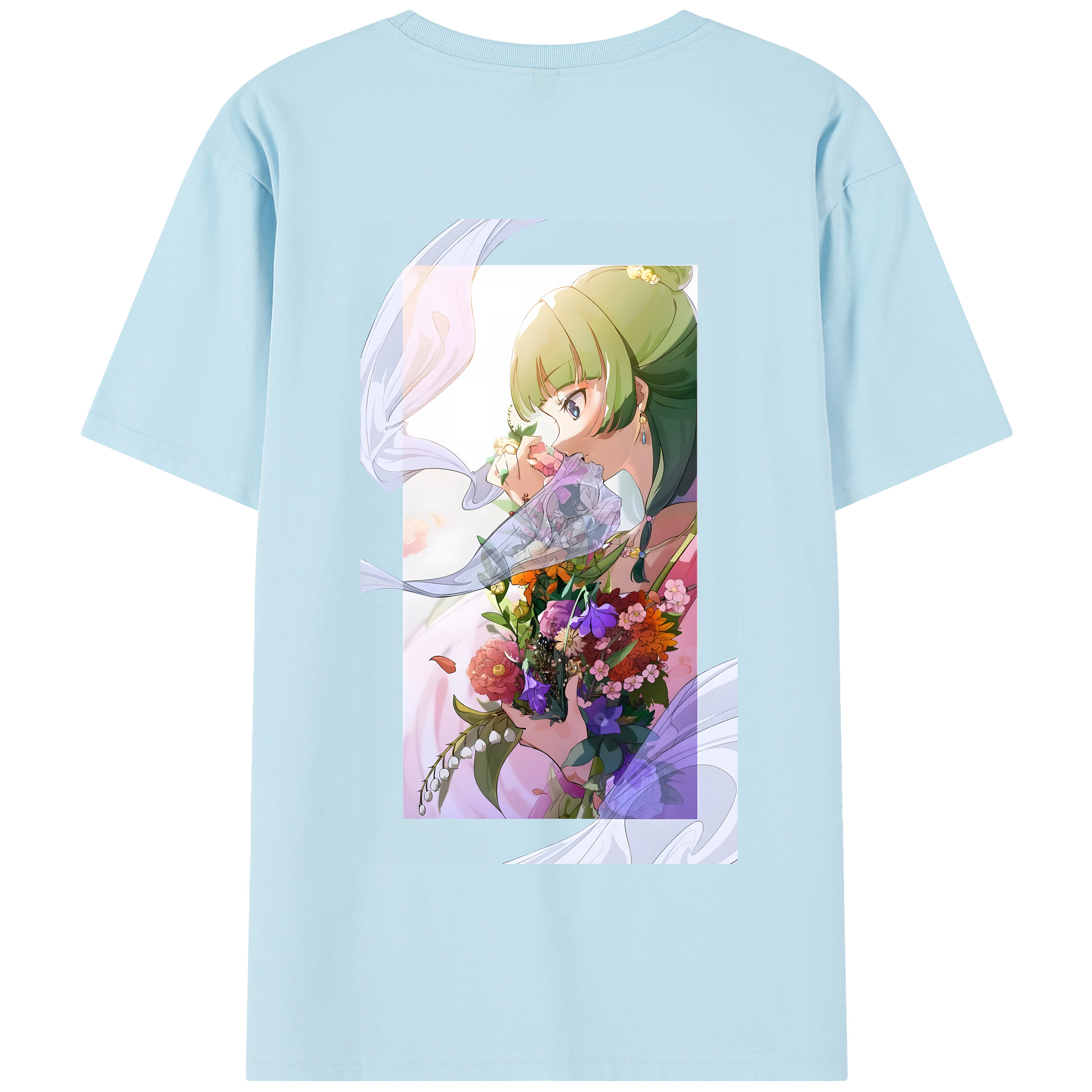（画像用） 薬屋のひとりごと The Apothecary Diaries 綿100％半袖Tシャツ（背面プリント）